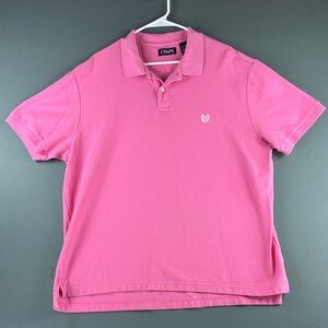 Chaps Men's Polo Shirt in Vibrant Pink